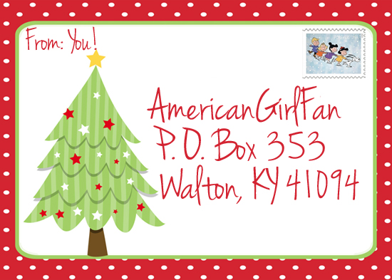 American Girl Fan Christmas Card Exchange 2015! (AmericanGirlFan)
